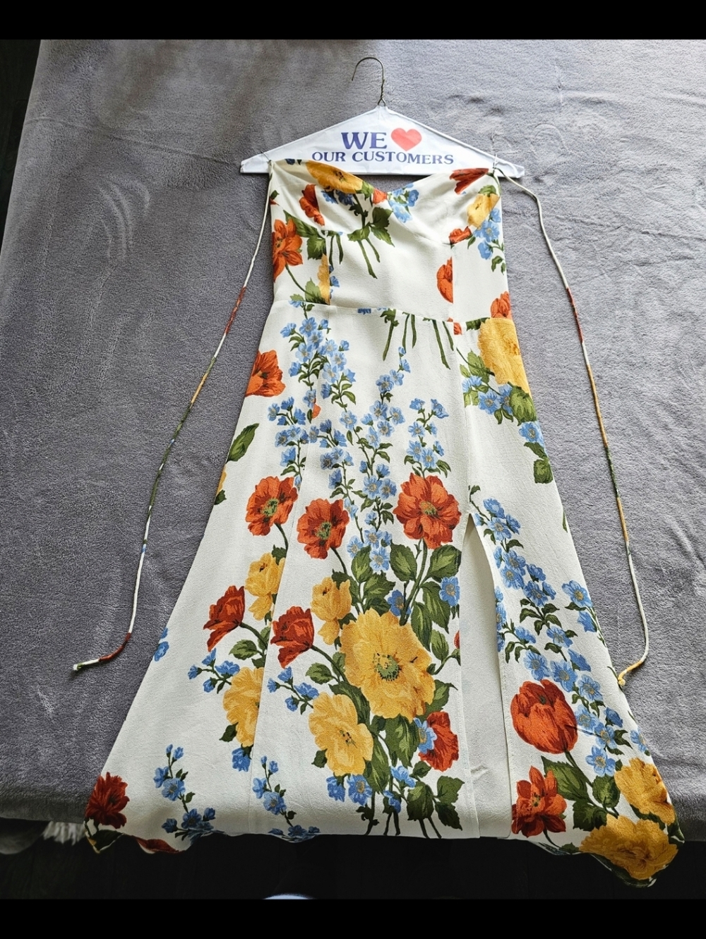 Reformation Juliette Floral-Print Midi Dress (US 10) - Picture 4 of 12